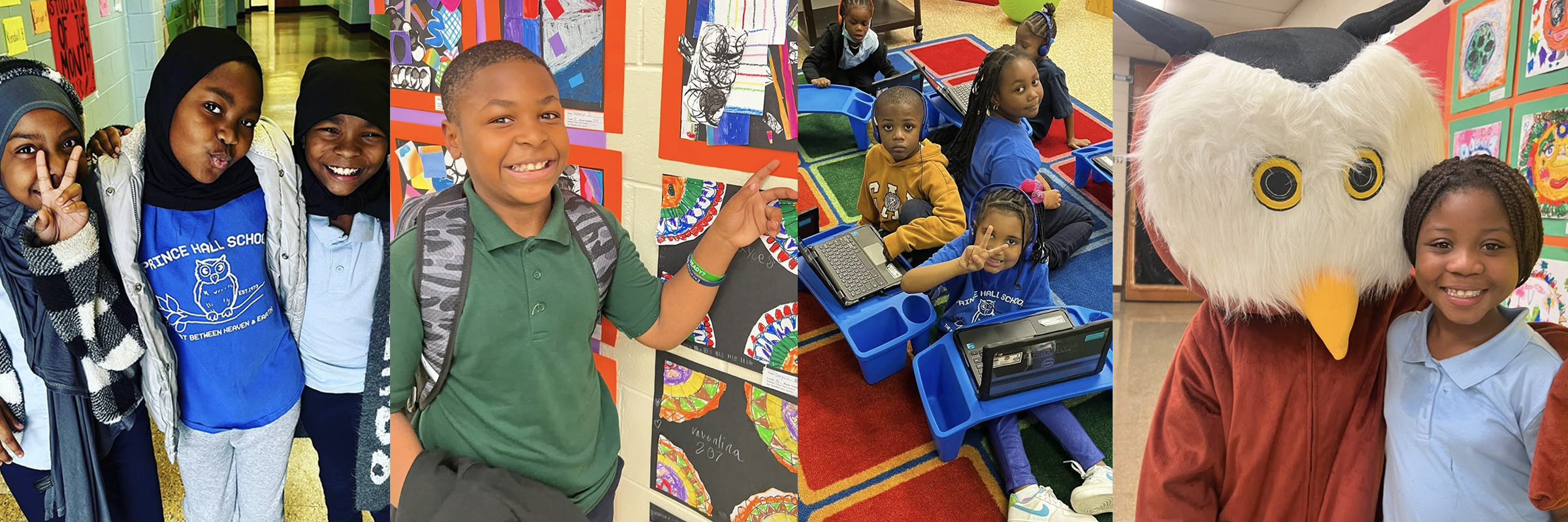 Students at Prince Hall School